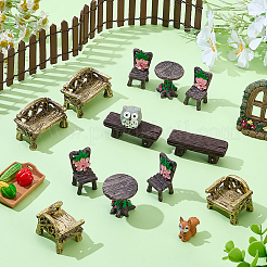 Resin Miniature Armchair Ornaments&nbsp;AJEW-SP0006-12