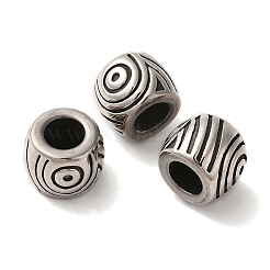 304 Stainless Steel European Beads&nbsp;STAS-A080-35AS