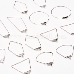 Tarnish Resistant 304 Stainless Steel Wire Pendants&nbsp;STAS-X0017-15P