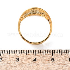 304 Stainless Steel Star of David Adjustable Ring&nbsp;RJEW-P037-05G