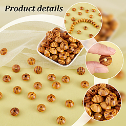 Wood European Rondelle Beads&nbsp;WOOD-WH0029-52