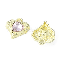 Rack Plating Alloy Glass Pendants&nbsp;FIND-YW0001-91A