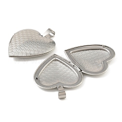 316 Stainless Steel Locket Pendants&nbsp;STAS-K321-27P