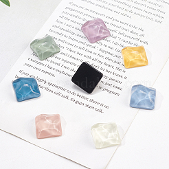 Opaque Resin Cabochons Accessories for Jewelry Making&nbsp;RESI-CA0001-10