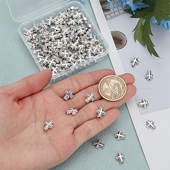 100Pcs Tibetan Style Zinc Alloy Beads&nbsp;FIND-HY0004-28