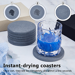 Diatomaceous Earth Cup Mats&nbsp;AJEW-WH0816-467