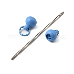 Plastic Beadable Keychain Bar for Jewelry Making DIY Crafts&nbsp;AJEW-C040-01C-1