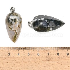 Natural Tree Agate Pendants&nbsp;GG-K002-16H