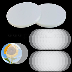 300Pcs Transparent PET Badge Protective Film&nbsp;AJEW-CP0010-04A