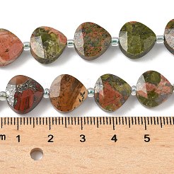 Natural Unakite Beads Strands&nbsp;G-D316-A13