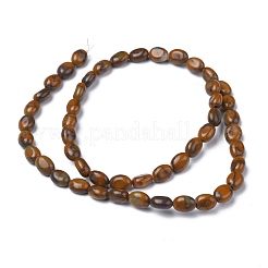 Natural Bamboo Leaf Stone Bead Strands&nbsp;G-Z006-A08