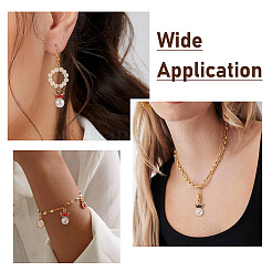 20Pcs 5 Colors Resin Imitation Pearl Pendants&nbsp;FIND-CD0001-35