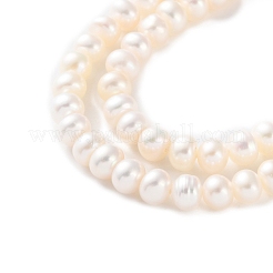 Natural Cultured Freshwater Pearl Beads Strands&nbsp;PEAR-I007-02E-03C