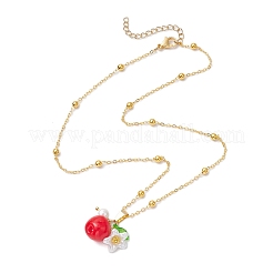 Resin Fruit Pendant Necklaces&nbsp;NJEW-JN05204-04