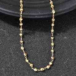 2.5MM Brass Ball Chain Necklaces for Women&nbsp;NJEW-F353-02G