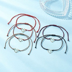Brass Braided Bead Bracelets&nbsp;BJEW-JB12721