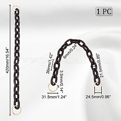Resin Cable Chain Bag Handles&nbsp;FIND-WH0114-86
