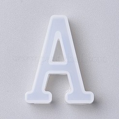 アルファベットシリコンモールド  レジン型  UVレジン用  エポキシ樹脂ジュエリー作り  a～zの文字  4~4.2x2~3x1.1cm  26個/セット&nbsp;DIY-L023-14-M