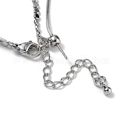 Brass Double Layer Necklaces&nbsp;NJEW-Q344-01P