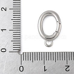 Brass Spring Gate Ring&nbsp;KK-L245-04P-01
