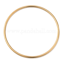 PVD 真空メッキ ファッション 304 ステンレス スチール 仏教 バングル セット  18KGP本金メッキ  2-5/8インチ（6.8cm）  7個/セット&nbsp;X-BJEW-L664-022C-G