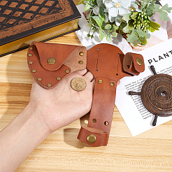 Cowhide Waist-belt Axe Sheath&nbsp;AJEW-WH20128-063