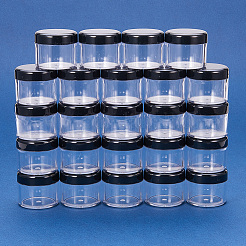 エレガントなプラスチック化粧品の顔のクリームの瓶  空の詰め替え可能なボトル  ブラック  20x.3.1cm  容量：37g&nbsp;MRMJ-BC0001-34