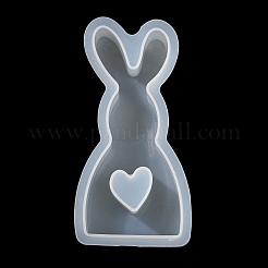 Rabbit Shape DIY Display Decoration Silhouette Silicone Molds&nbsp;LS-DIY-K073-08C