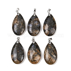 Natural Labradorite Pendants&nbsp;G-D084-01P-B07