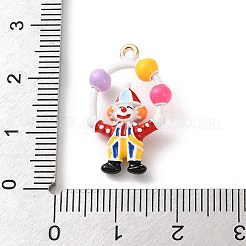 Alloy Enamel Pendants&nbsp;AL-CBA02ED-01G-B