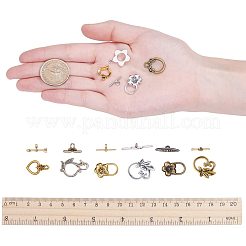 Alloy/Brass Toggle Clasps&nbsp;TIBE-PH0005-06
