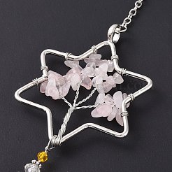 Teardrop Acrylic Beads Big Pendant Decorations&nbsp;HJEW-D029-01P-B