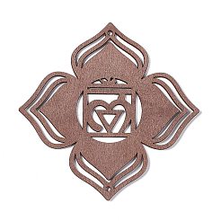 DIY Unfinished Bohemian Meditation Energy Symbol Wood Pendant Decoration Kits&nbsp;LS-DIY-B060-03