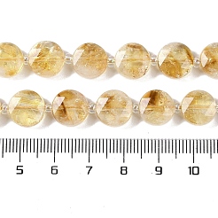 Heated Natural Citrine Beads Strands&nbsp;G-N342-10