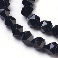 Natural Black Onyx Beads Strands&nbsp;G-K282-01B