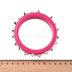 Punk Resin Bangles&nbsp;LS-BJEW-P357-01P-01