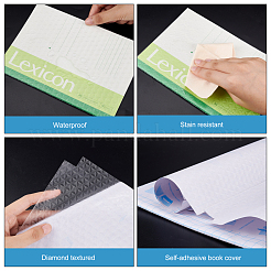 18Pcs 3 Style Plastic Self Adhesive Book Wrap&nbsp;AJEW-BC0003-08