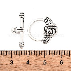 チベット風マンテル  鉛フリー及びカドミウムフリー  アンティークシルバー  花：18x19mm  バー：4x24mm  穴：2mm&nbsp;LF0026Y