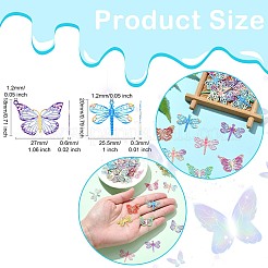 40Pcs 10 Styles Spray Painted 430 Stainless Steel Filigree Pendants&nbsp;STAS-CJ0002-53