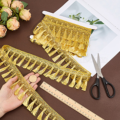 6M Filigree Polyester Lace Fringe Trim&nbsp;OCOR-GF0006-68B