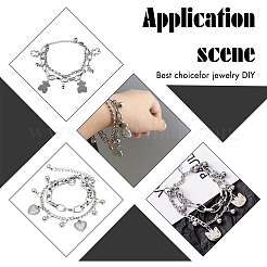 40Pcs 2 Styles PVD Vacuum Plating 304 Stainless Steel Charms&nbsp;STAS-UN0021-81M