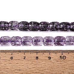 Transparent Crackle Glass Beads Strands&nbsp;GLAA-Q108-04A-06