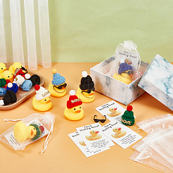 24 Sets Plastic Duck Display Decotation&nbsp;DJEW-PH0002-19