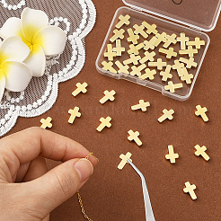 40Pcs Brass Beads&nbsp;KK-BBC0021-23
