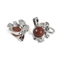 Synthetic Goldstone Pendants&nbsp;G-I374-A-P08