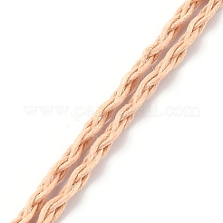 ネックレスメイク  ワックスコードとウッドビーズ付き  ビスク  28-3/8インチ（72~80cm）&nbsp;FIND-P030-C01-03