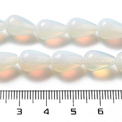 オパールビーズ連売り  ティアドロップ  12x8mm  穴：1.2mm  約33~34個/連  15.16~16.54''（38.5~42センチメートル）&nbsp;G-B106-A04-02