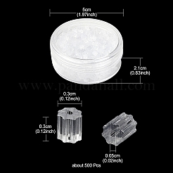 500Pcs Plastic Ear Nuts&nbsp;KY-YW0001-26