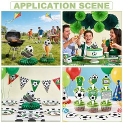 2Bags 2 Styles Football Theme Paper Cake Toppers&nbsp;AJEW-WR0003-62