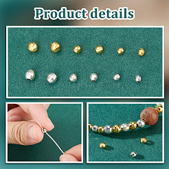 40Pcs 6 Styles 925 Sterling Silver Beads Spacer&nbsp;STER-PH0001-67